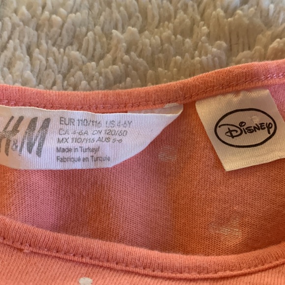 H&M Disney Minnie Mouse Purse Orange Tank Dress 4-6 - Picture 7 of 11